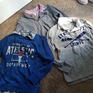 Boys dressier layered shirts 10 12